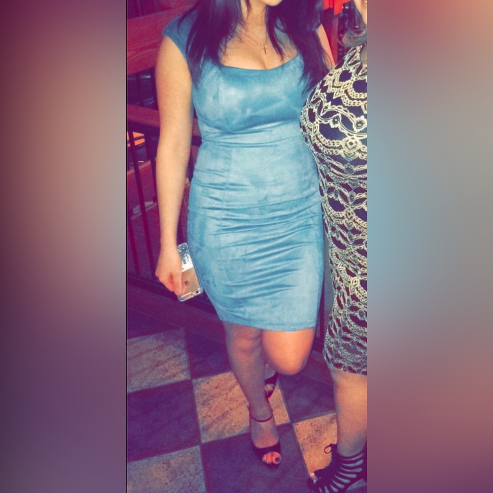 Blue Midi Dress